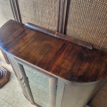 Load image into Gallery viewer, 1930s ART DECO DEMI-LUNE COCKTAIL CABINET
