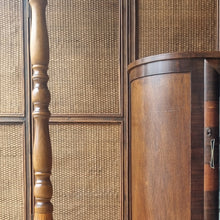 Load image into Gallery viewer, 1930s ART DECO DEMI-LUNE COCKTAIL CABINET
