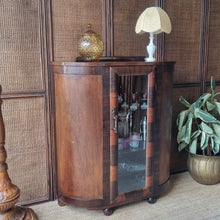 Load image into Gallery viewer, 1930s ART DECO DEMI-LUNE COCKTAIL CABINET
