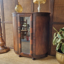 Load image into Gallery viewer, 1930s ART DECO DEMI-LUNE COCKTAIL CABINET

