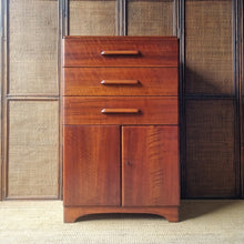 Load image into Gallery viewer, MID CENTURY SOLID MYRTLE TALLBOY CABINET
