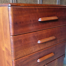 Load image into Gallery viewer, MID CENTURY SOLID MYRTLE TALLBOY CABINET
