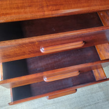 Load image into Gallery viewer, MID CENTURY SOLID MYRTLE TALLBOY CABINET
