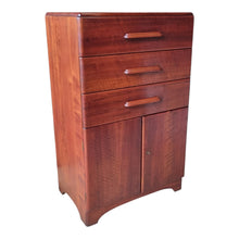 Load image into Gallery viewer, MID CENTURY SOLID MYRTLE TALLBOY CABINET

