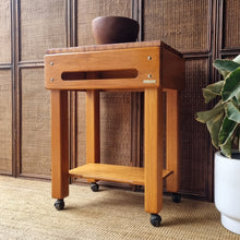 Load image into Gallery viewer, PEER SORENSEN BUTCHER'S BLOCK TROLLEY
