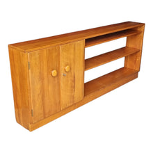 Load image into Gallery viewer, MID CENTURY SOLID MYRTLE HERITAGE FURNITURE (MYER) LOW SIDEBOARD / BOOKCASE
