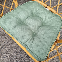 Load image into Gallery viewer, 5 PIECE VINTAGE CANE DINING SETTING - NEW SEAT PADS
