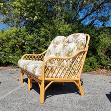 Load image into Gallery viewer, 3 PIECE VINTAGE CANE LOUNGE SETTING
