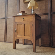 Load image into Gallery viewer, EDWARDIAN/FEDERATION POT CUPBOARD WITH DRAWER
