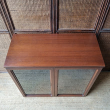 Load image into Gallery viewer, VINTAGE MID CENTURY STYLE PARKER FURNITURE GLASS FRONT CABINET
