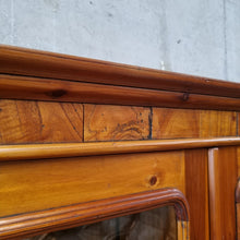 Load image into Gallery viewer, VINTAGE SOLID PINE BUREAU BOOKCASE
