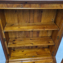 Load image into Gallery viewer, VINTAGE SOLID PINE BUREAU BOOKCASE
