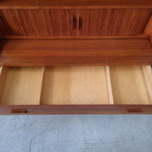 Load image into Gallery viewer, JOHANNES SORTH DANISH TEAK SECRETAIRE BUREAU BOOKCASE FOR BORNHOLMS MØBELFABRIK
