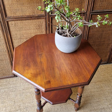 Load image into Gallery viewer, VINTAGE OCTAGONAL OCCASSIONAL TABLE
