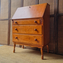 Load image into Gallery viewer, VINTAGE TASMANIAN MYRTLE F. MEYER &amp; CO SECRETAIRE
