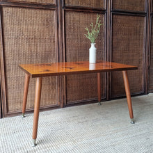 Load image into Gallery viewer, VINTAGE MID CENTURY MARQUETRY COFFEE TABLE
