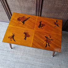 Load image into Gallery viewer, VINTAGE MID CENTURY MARQUETRY COFFEE TABLE

