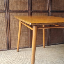 Load image into Gallery viewer, VINTAGE HARDWOOD DINING TABLE BY MELCHAIR
