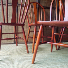 Load image into Gallery viewer, SET OF 4 MID CENTURY DINING CHAIRS BY MELCHAIR
