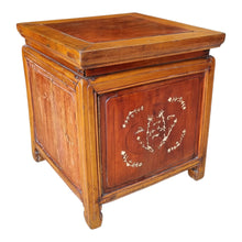 Load image into Gallery viewer, ANTIQUE CHINESE INALID HARDWOOD CABINET / SIDE TABLE
