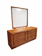 VINTAGE RELIANCE FURNITURE DRESSER DRAWERS WITH DETACHABLE MIRROR