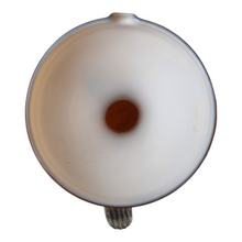 Load image into Gallery viewer, Italian Opaline Florence vase in opal orange and brown glass, Carlo MORETTI
