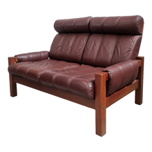 Load image into Gallery viewer, DANISH DELUXE 2 SEATER LEATHER SOFA
