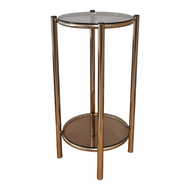 VINTAGE HOLLYWOOD GLAM STYLE SIDE TABLE