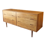 VINTAGE DRESSER DRAWERS WITH MIRROR, BY HAYSON FURNITURE.