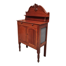 Load image into Gallery viewer, ANTIQUE CEDAR CHIFFONIER MEAT SAFE CABINET
