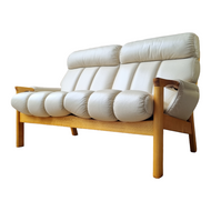 TESSA WELLINGTON LEATHER 2 SEATER SOFA COUCH