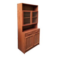 VINTAGE MACROB WALL UNIT DISPLAY CABINET