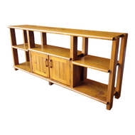 VINTAGE SOLID PINE ENTERTAINMENT UNIT