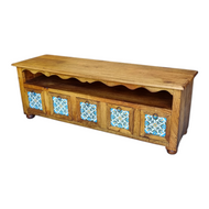 ISHKA TEAK LOW SIDE BOARD / BENCH SEAT