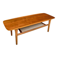 MID CENTURY LIP EDGE COFFEE TABLE BY BURGESS FURNITURE