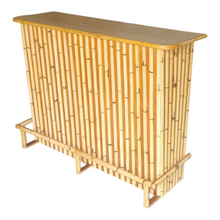 Load image into Gallery viewer, VINTAGE CANE TIKI MID CENTURY BAR
