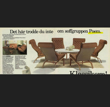 Load image into Gallery viewer, VINTAGE IKEA POEM SWIVEL ARMCHAIR

