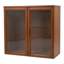 Load image into Gallery viewer, VINTAGE MID CENTURY STYLE PARKER FURNITURE GLASS FRONT CABINET
