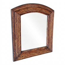 Load image into Gallery viewer, VINTAGE PENCIL REED RATTAN MIRROR
