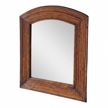 Load image into Gallery viewer, VINTAGE PENCIL REED RATTAN MIRROR

