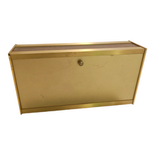 Load image into Gallery viewer, Brass Staiger Chrometron Quartz Mantle/Desk Clock &#39;60s
