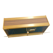 Load image into Gallery viewer, Brass Staiger Chrometron Quartz Mantle/Desk Clock &#39;60s
