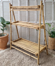 Load image into Gallery viewer, BAMBOO FOLDING SHELF/ ROOM DIVIDER #1
